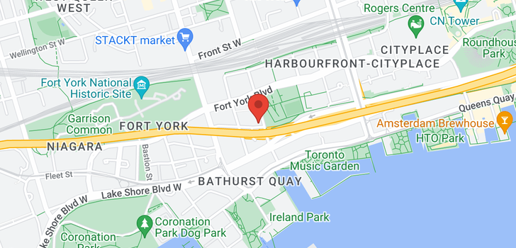 map of #3502 -75 QUEENS WHARF RD